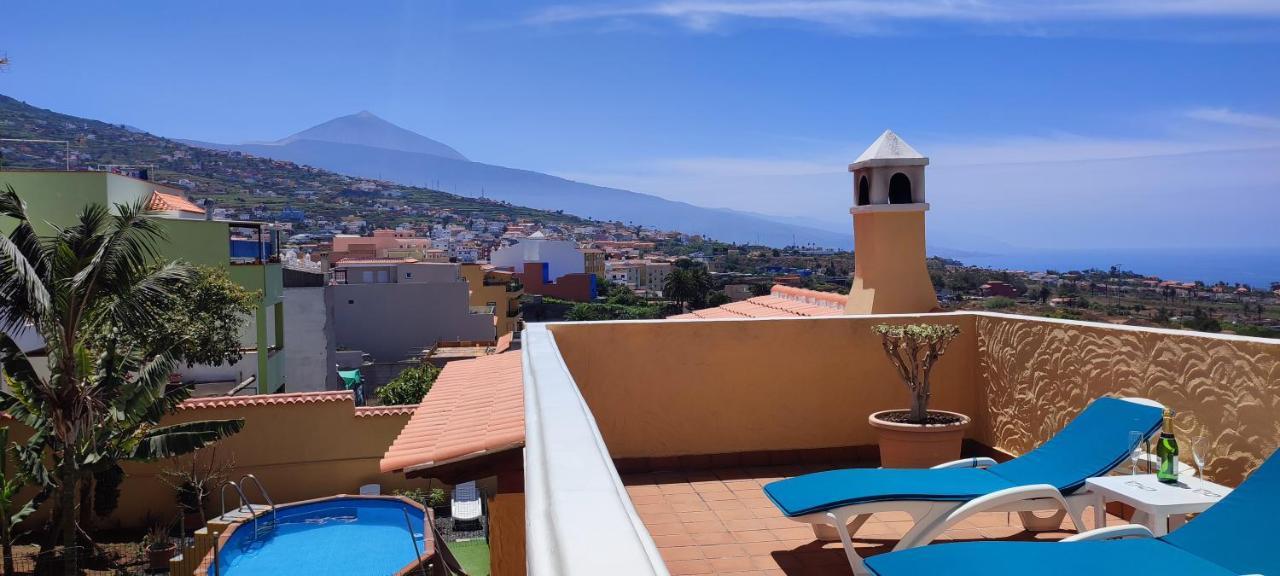 Casa" Vistas Al Teide" Mar Piscina Privada Parking Cubierto Gratuito En Las Instalaciones La Victoria de Acentejo 외부 사진