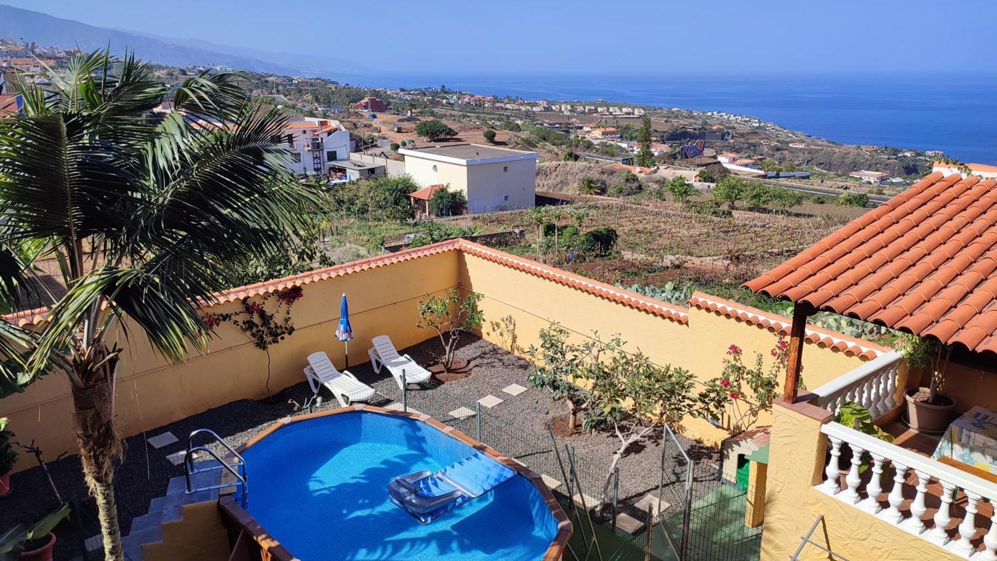 Casa" Vistas Al Teide" Mar Piscina Privada Parking Cubierto Gratuito En Las Instalaciones La Victoria de Acentejo 외부 사진