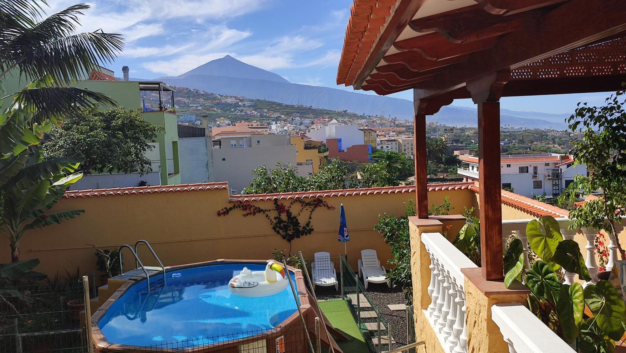 Casa" Vistas Al Teide" Mar Piscina Privada Parking Cubierto Gratuito En Las Instalaciones La Victoria de Acentejo 외부 사진